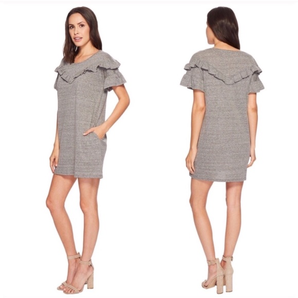Paige Adalie Ruffle T-Shirt Dress with Pockets - Picture 8 of 8